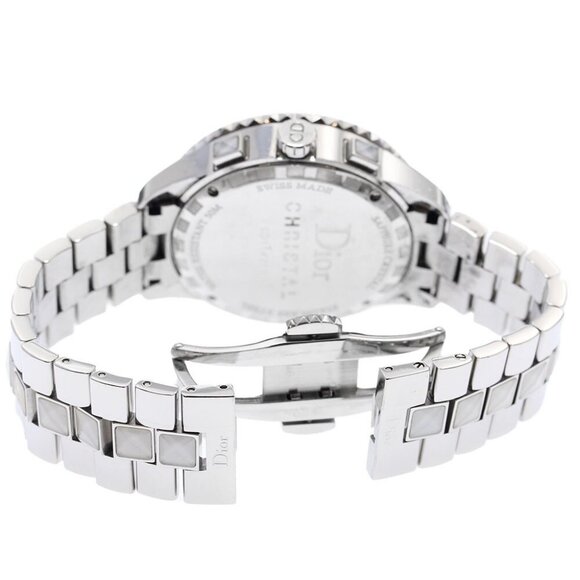 Dior crystal CD114311 diamond bezel chronograph Quartz Men's Watch - Picture 3 of 11